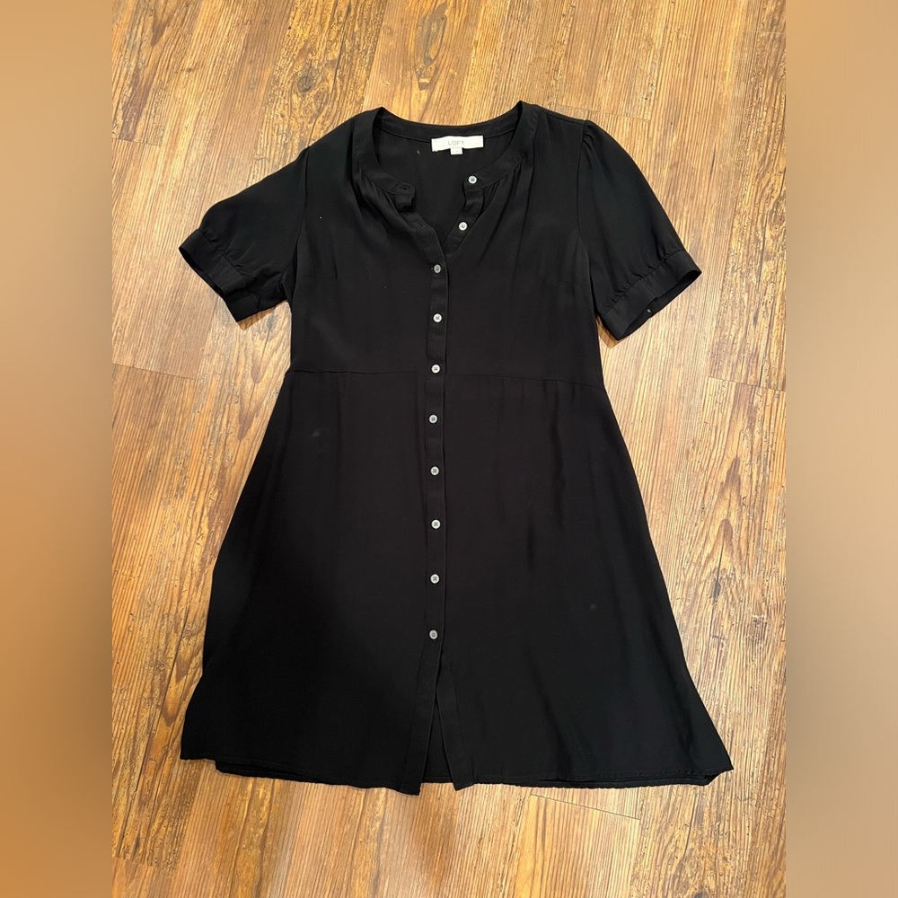 LOFT Size 8, Button Front Dress